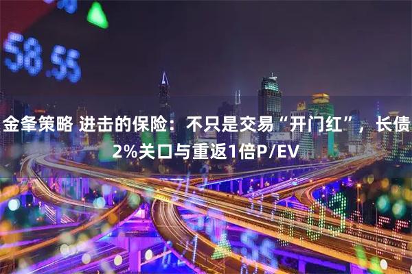 金夆策略 进击的保险：不只是交易“开门红”，长债2%关口与重返1倍P/EV