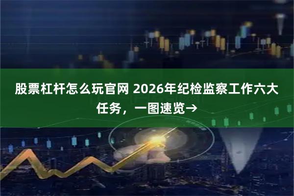 股票杠杆怎么玩官网 2026年纪检监察工作六大任务，一图速览→