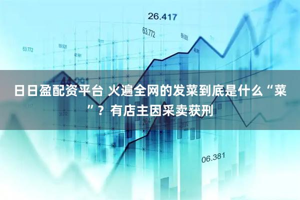 日日盈配资平台 火遍全网的发菜到底是什么“菜”？有店主因采卖获刑